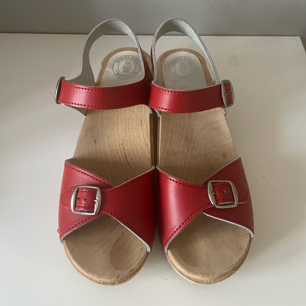 Swedish Ugglebo Toffeln Sandals - Size 38